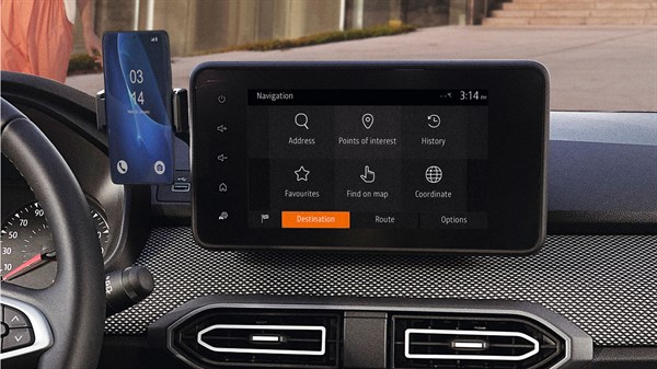 Sandero Journey - Support téléphone amovible